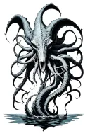 Cthulhu Lovecraft Skyrim Hermeus of the Sea tattoo design idea
