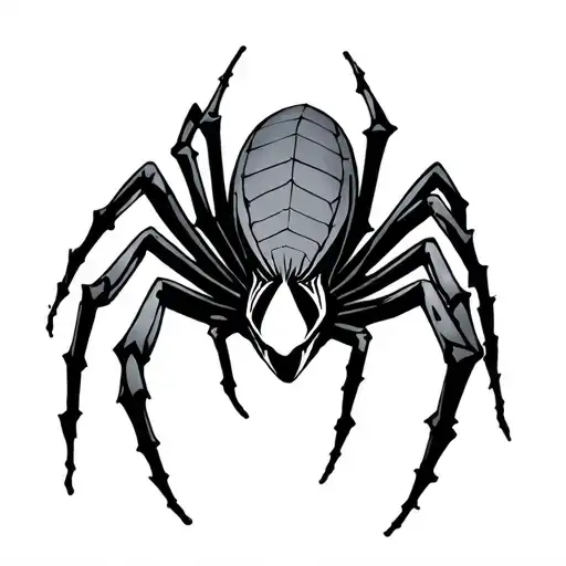 spider with 8 from hunter x hunter tattoo design idea