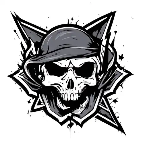 trapstar tattoo design idea