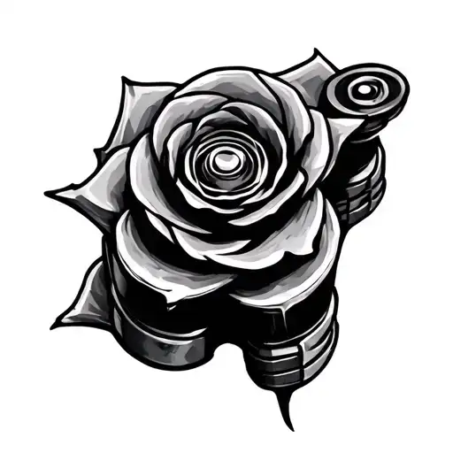 FN 5.7  bullet tattoo design idea