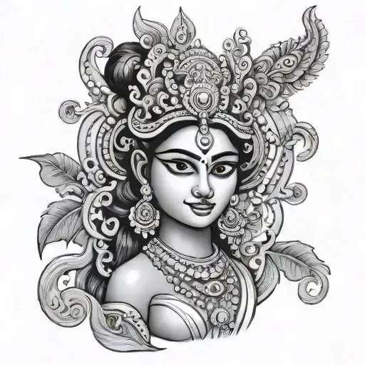 Tamil praveena tattoo design idea