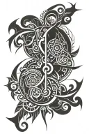 druid tattoo design idea