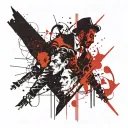 Jekyll and Hyde tattoo design idea