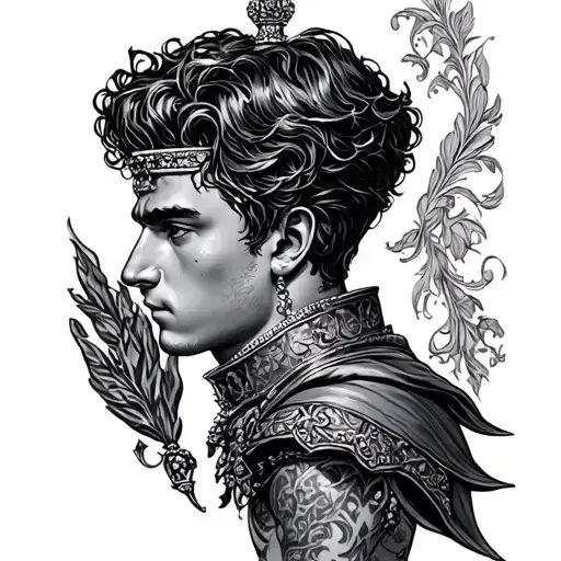 small prince tattoo design idea