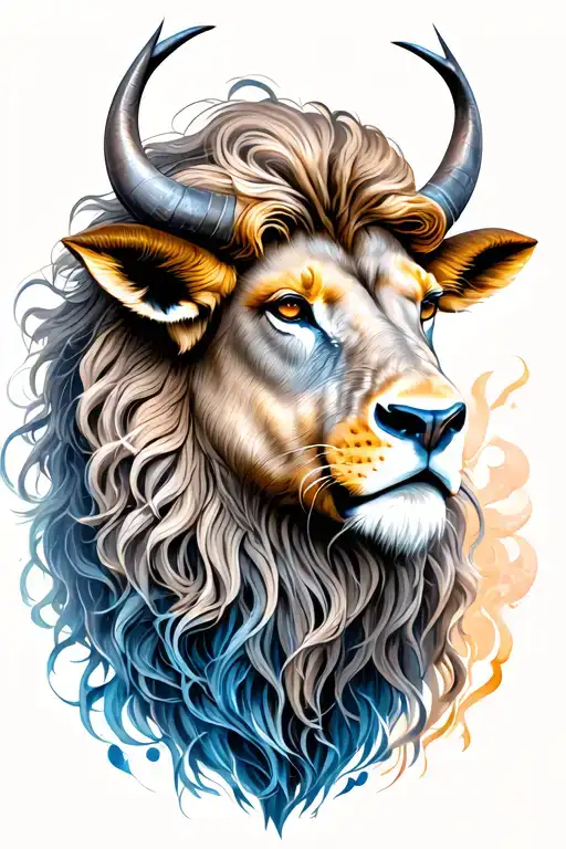 Taurus Leo cancer zodiac sign incorporated tattoo design idea