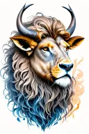 Taurus Leo cancer zodiac sign incorporated tattoo design idea