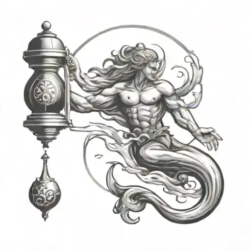 Aquarius, Aryan tattoo design idea