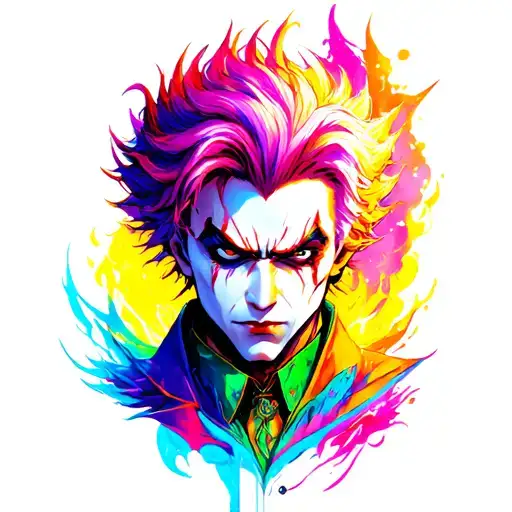 hisoka hunter x hunter tattoo design idea