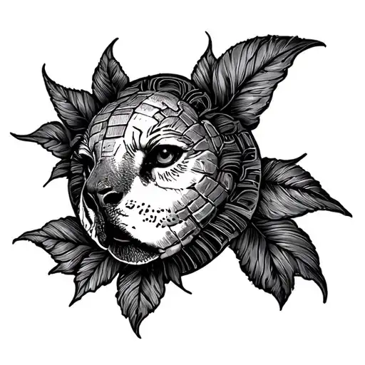 brick tattoo design idea