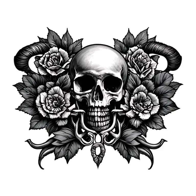 Ovarian Cancer tattoo design idea