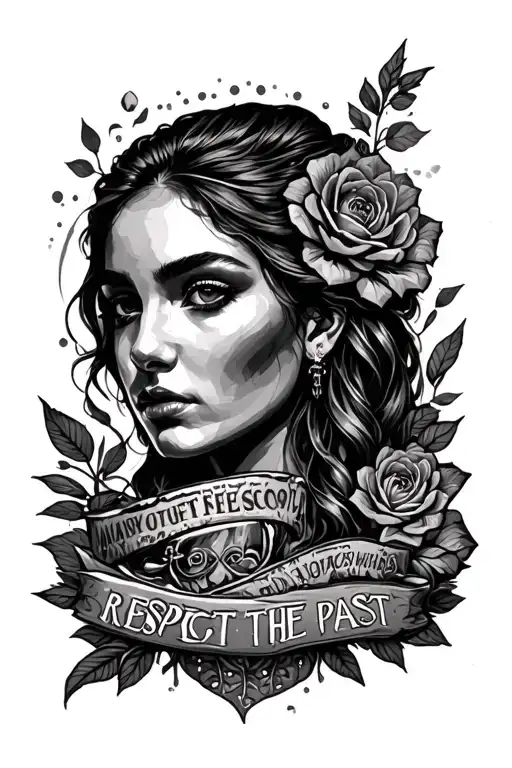respect the past create tattoo design idea