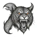 Bite Mark tattoo design idea