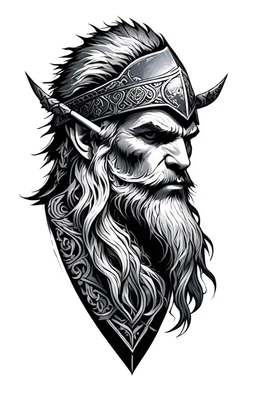 Norse tattoo design idea
