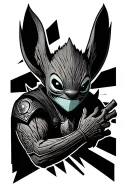 Thor Groot Stitch Sleeve tattoo tattoo design idea