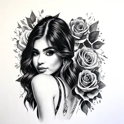 Ariana Grande tattoo design idea