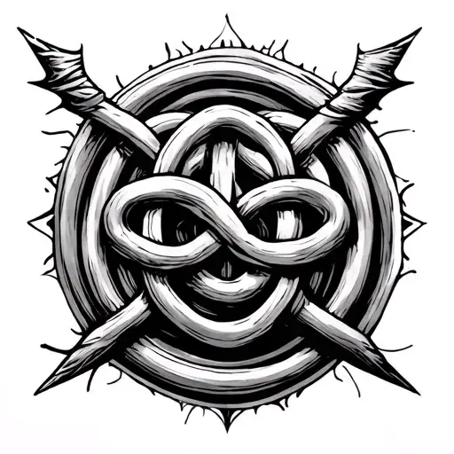 Witches Knot tattoo design idea