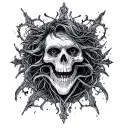 bad omens inspired by the lyrics tattoo design idea