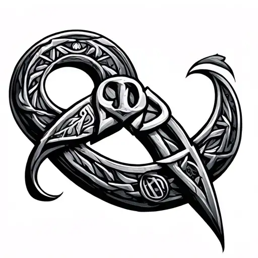 Anglo Saxon Runes tattoo design idea