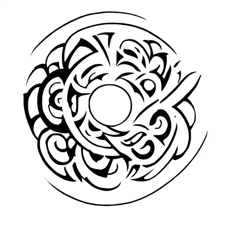 Cherokee Tribal tattoo design idea