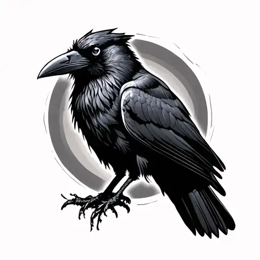 Raven Nevermore tattoo design idea