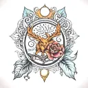 Aries tattoo," "mountain tattoo," "phoenix tattoo," "lotus flower tattoo," "tree of life tattoo," or "sun and moon tatto tattoo design idea