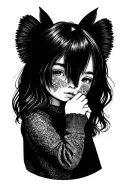 daughter playing tattoo design idea