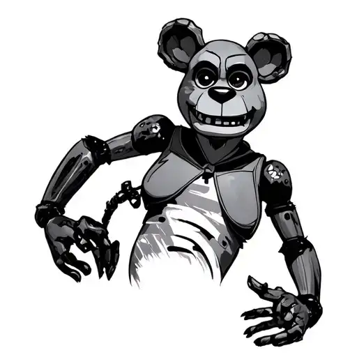 Five Nights At Freddy tattoo design idea