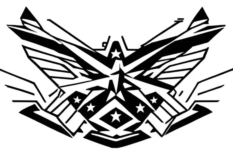 Air Force Thunderbirds Motto, Blind Trust tattoo design idea