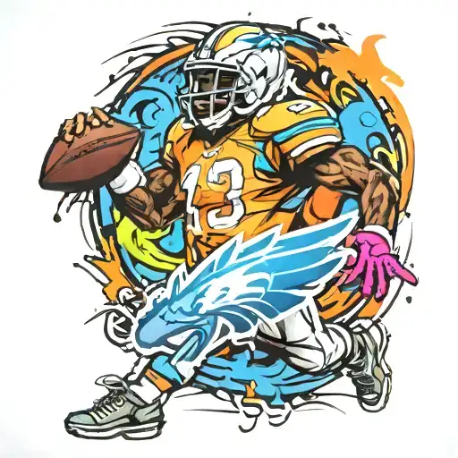 NFL street tattoo design idea