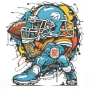 NFL street tattoo design idea