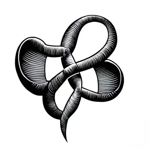 Genetic chromosome tattoo design idea