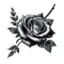 Passed Away Dads tattoo design idea