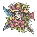 Caribbean theme tattoo tattoo design idea