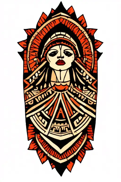 aztec collar bone tattoo tattoo design idea