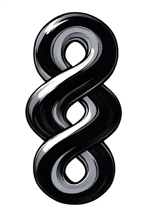 No.8; infinity symbol tattoo design idea