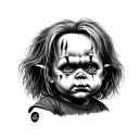 Chucky tattoo design idea