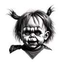 Chucky tattoo design idea