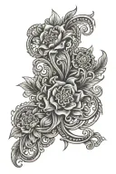 Tooled Leather tattoo design idea