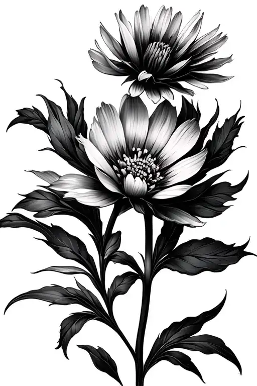 indian paintbrush flower tattoo design idea