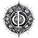 Numerology tattoo design idea