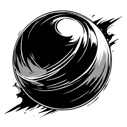 Overwatch zen ball tattoo design idea