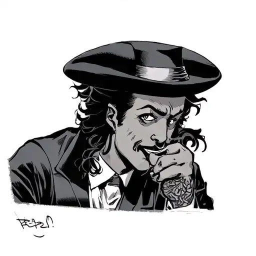 Manga panel from the series bartender tattoo design idea