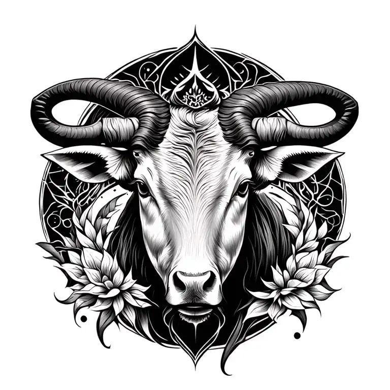 taurus zodiac sign tattoo tattoo design idea