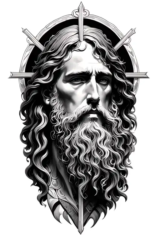 Christian tattoo design idea