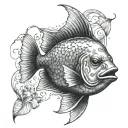 Vito, aquarium, Agropoli tattoo design idea