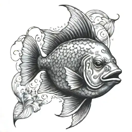Vito, aquarium, Agropoli tattoo design idea