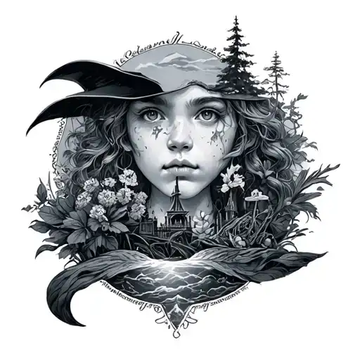 Neverland tattoo design idea