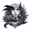 Neverland tattoo design idea