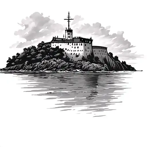 Alcatraz Island  tattoo design idea