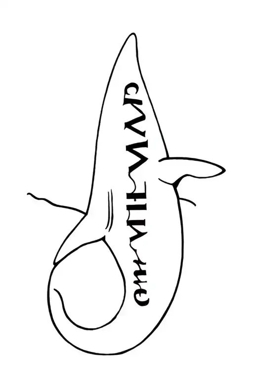 "Richie " great white shark tattoo design idea